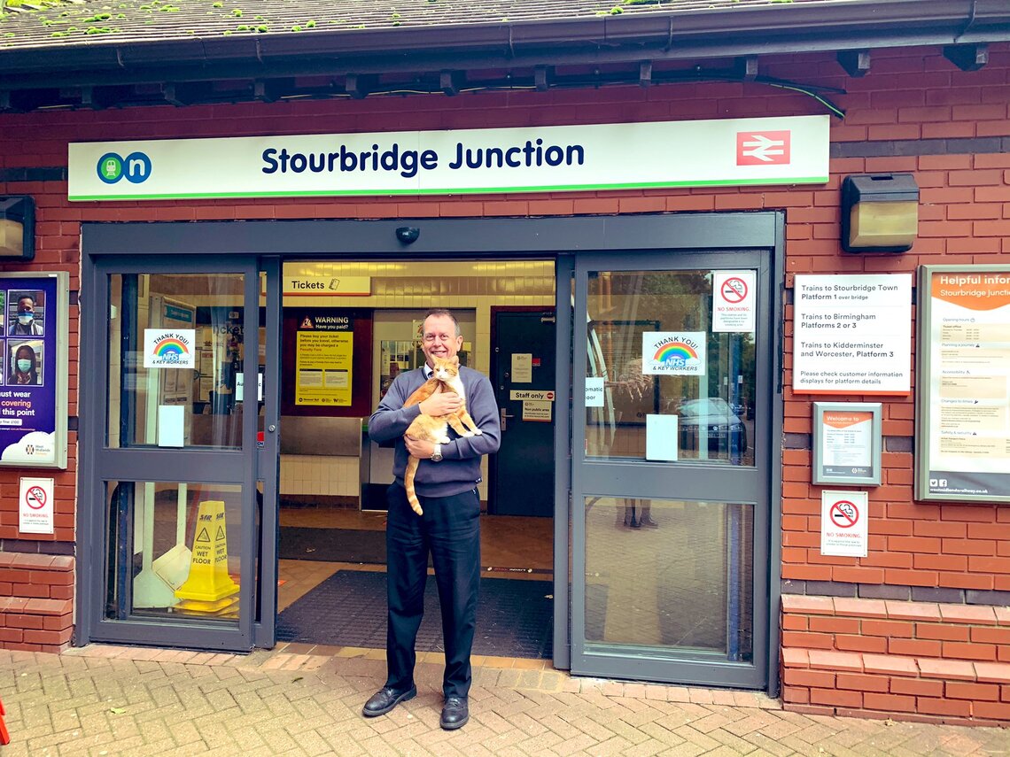 Stourbridge Junction railway station, George, Senior Mouse Catcher and West Midlands Railway Line Supervisor, Russell Field