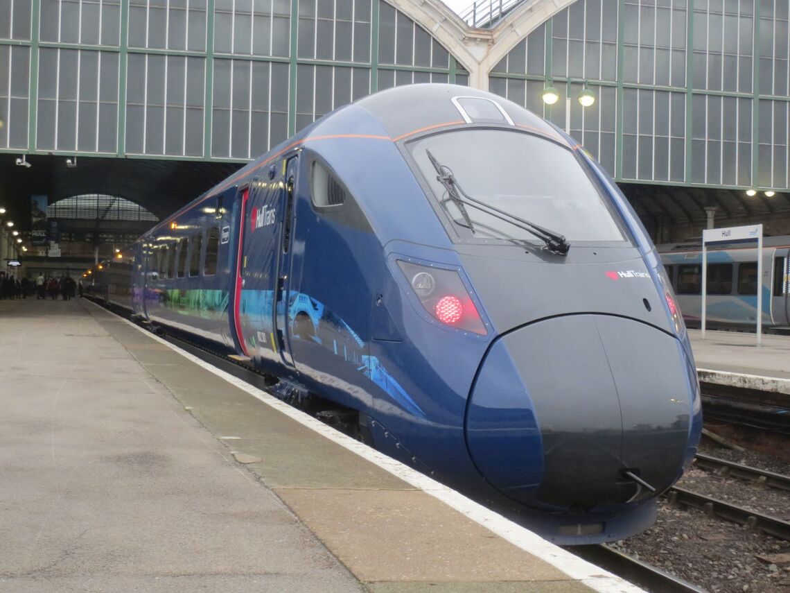 One of the Brand New 'Paragon Trains' at Hull Paragon Station