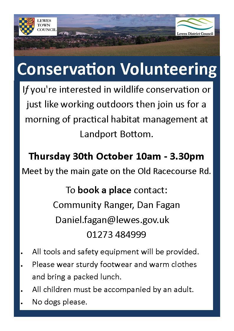 Conservation Volunteer Poster 2014-10