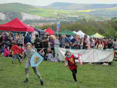 Children getting into the Chalklife spirit