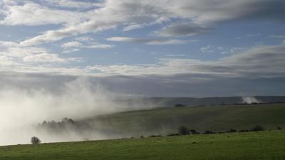 Mist creeping over Nevill