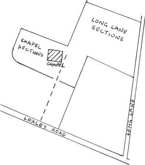 Loxley Cemetery general site plan
