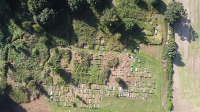The Cemetery from the air, 2021