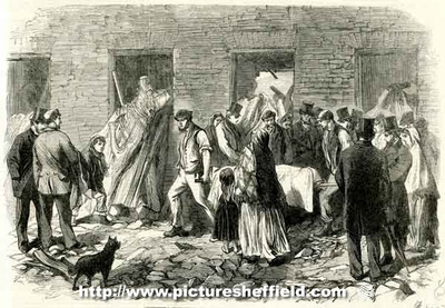 Taking the dead to the receiving house