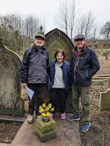 Happy members - we cleared a grave for them
