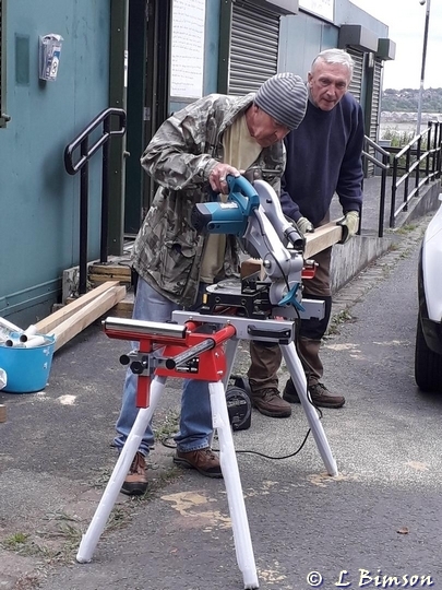 Woodwork skills Useful, Gary & Paul Friends of Pickerings Pasture LNR