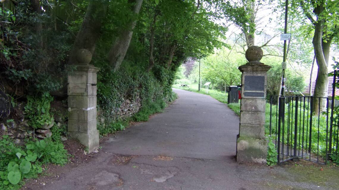 Jubilee Gates removed for restoration 0516