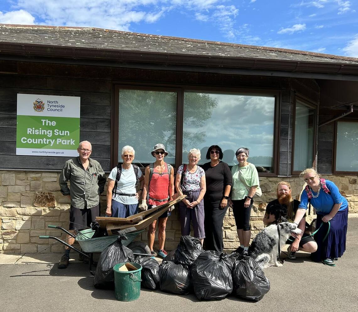 Volunteer litterpickers