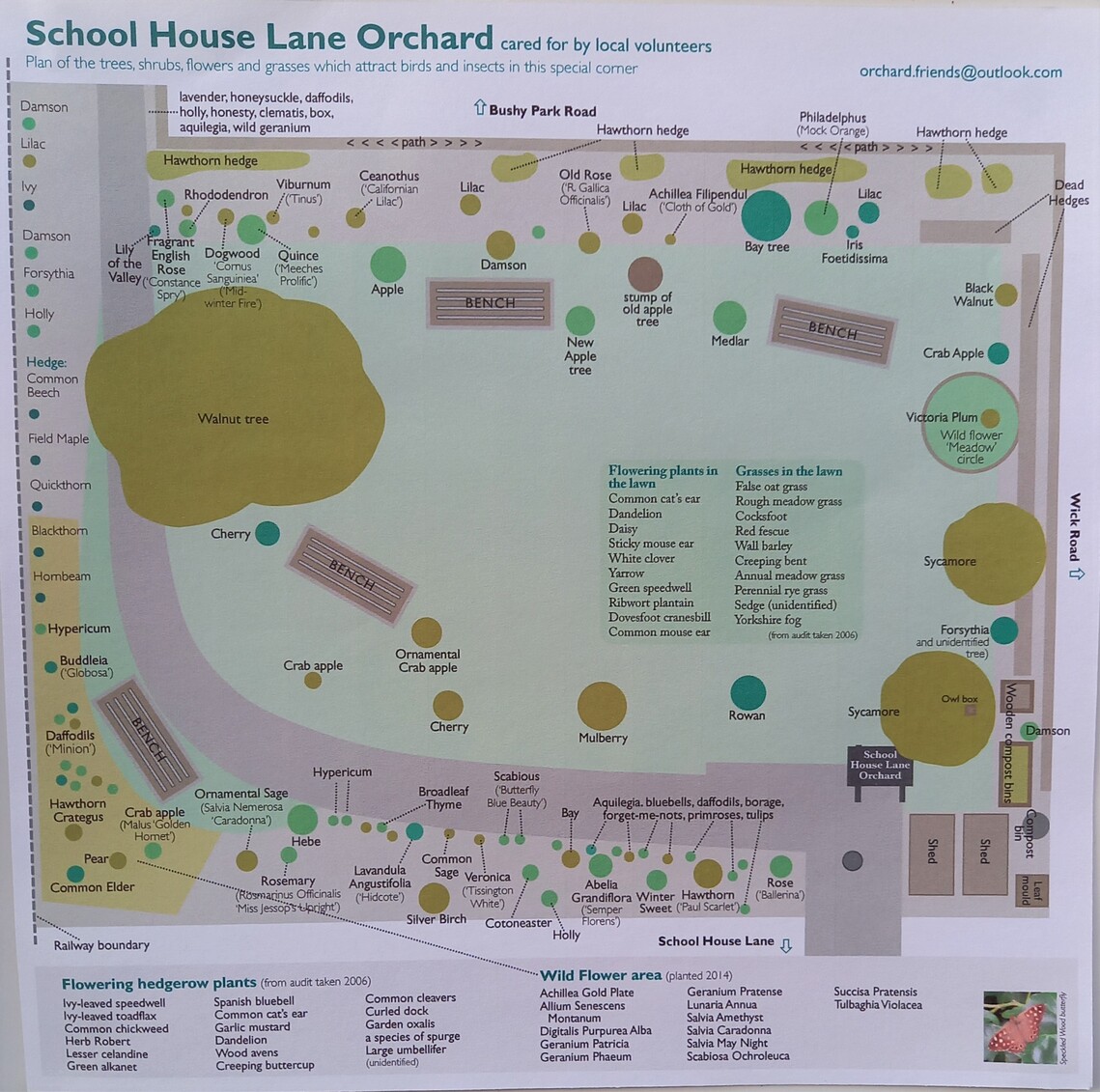 Map of the Orchard