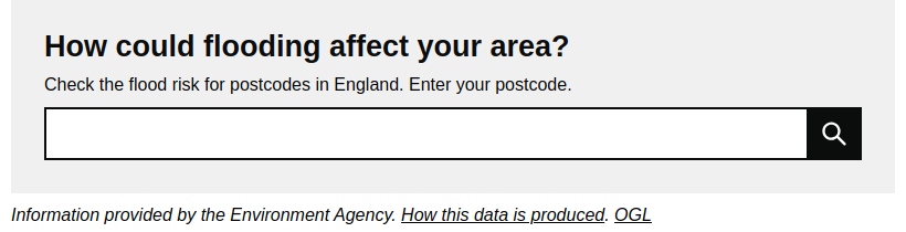 Postcode search