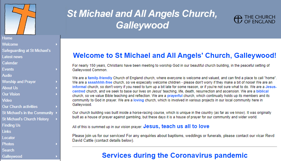 St Michaels and All Angels Website