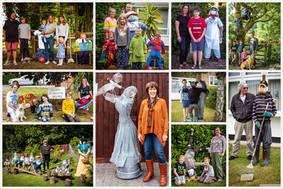 Scarecrow and creators - Photo Project
