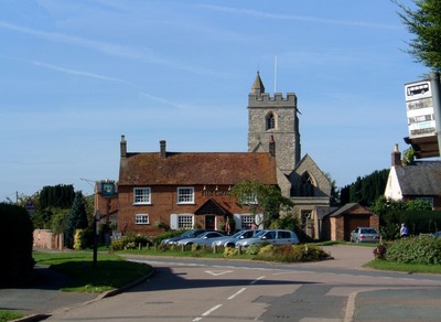 St James Church and The Crown