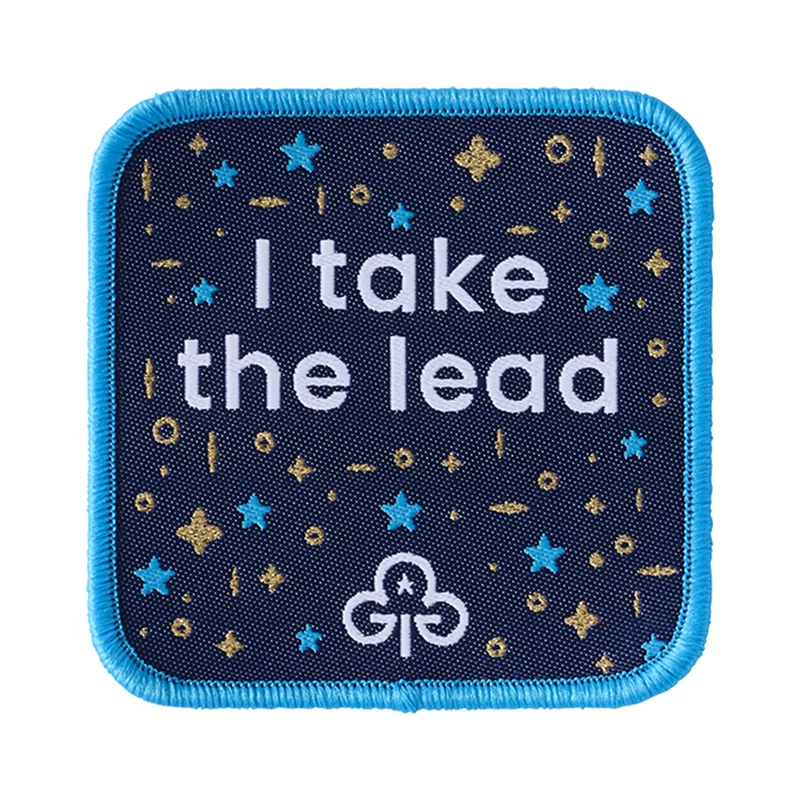 I take the lead badge