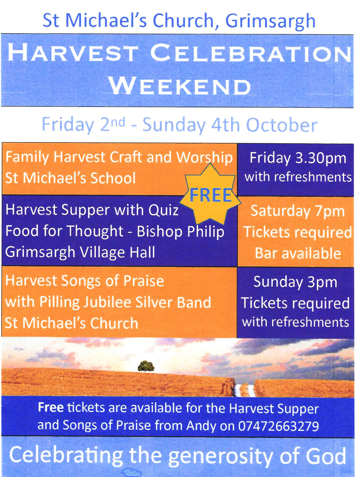 harvest weekend 