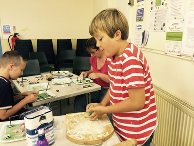 Andrew starting his rugby pitch