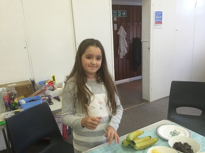 happy making fruit kebabs