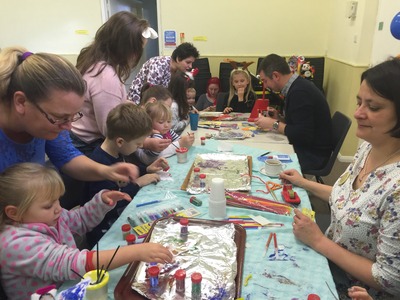 Messy fun at messy church 