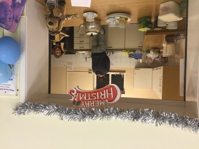 Elliott not only prepared the food also washed up