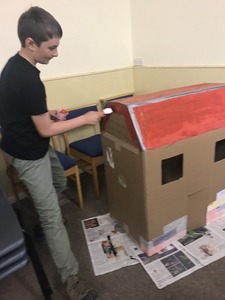 Thomas painting the wise man’s house