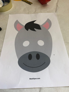 Donkey Mask - Messy Church Activity