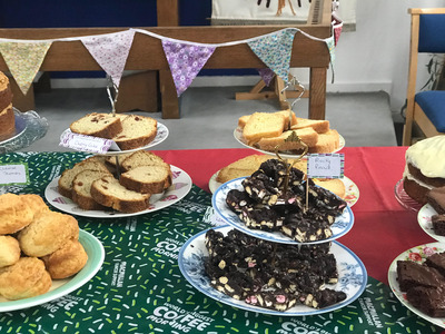 Some cakes from MacMillan's Coffee Morning