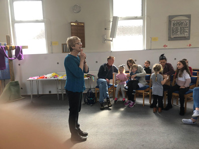 Messy Church- Hilary leading