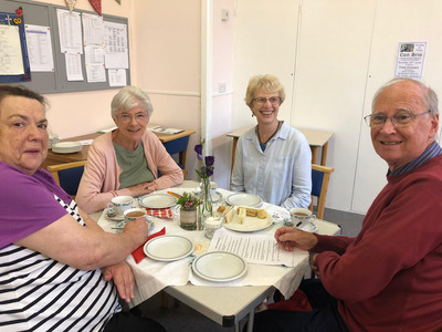 Christine, Pauline, Hilary, and Roger