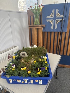 Finished Easter Garden