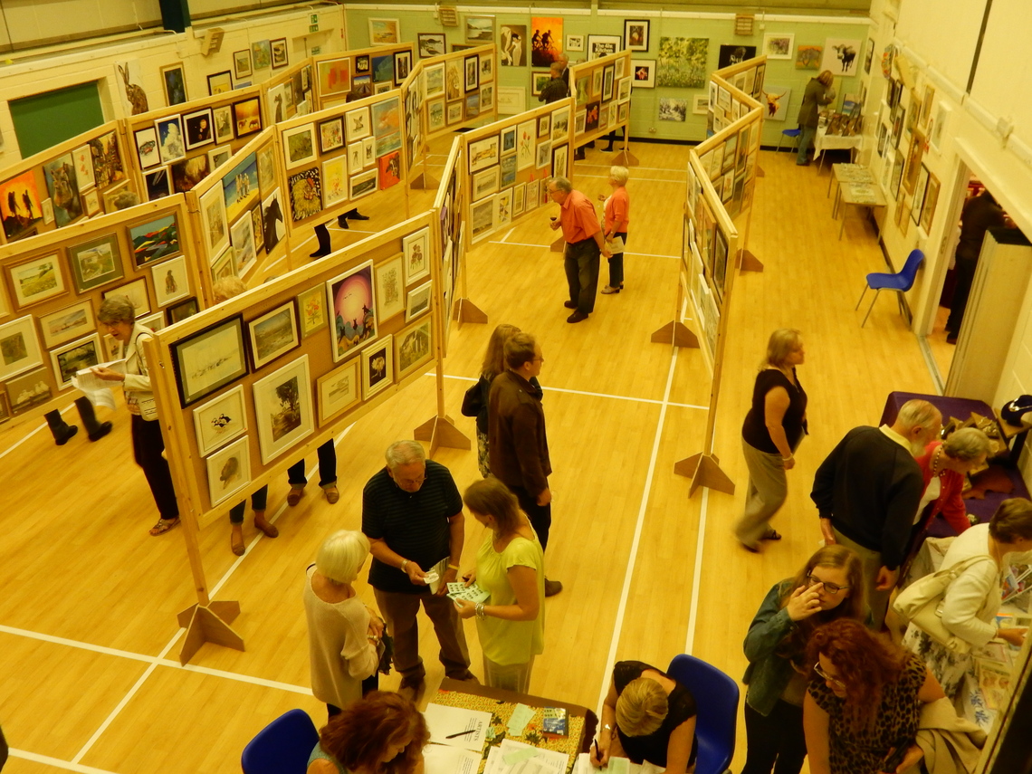 Aerial View of Exhibition