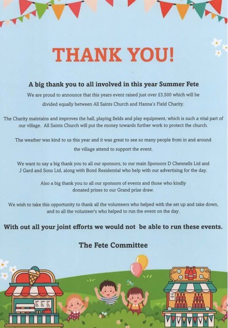 Thank you to all the contributors & helpers