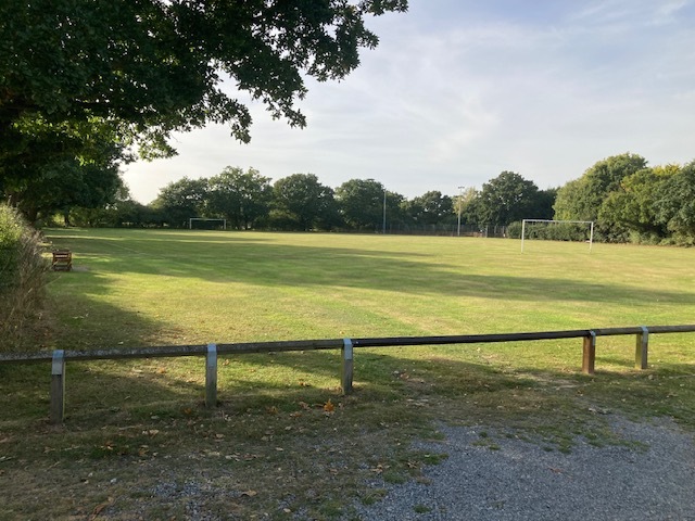 The football pitch