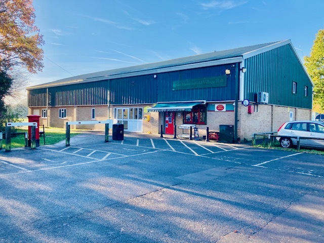 Village Hall Front Entrance & Post Office Store