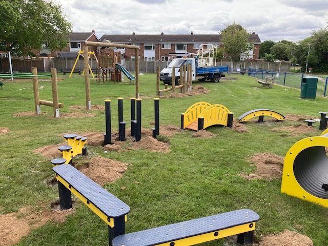 Play Area Works in Progress