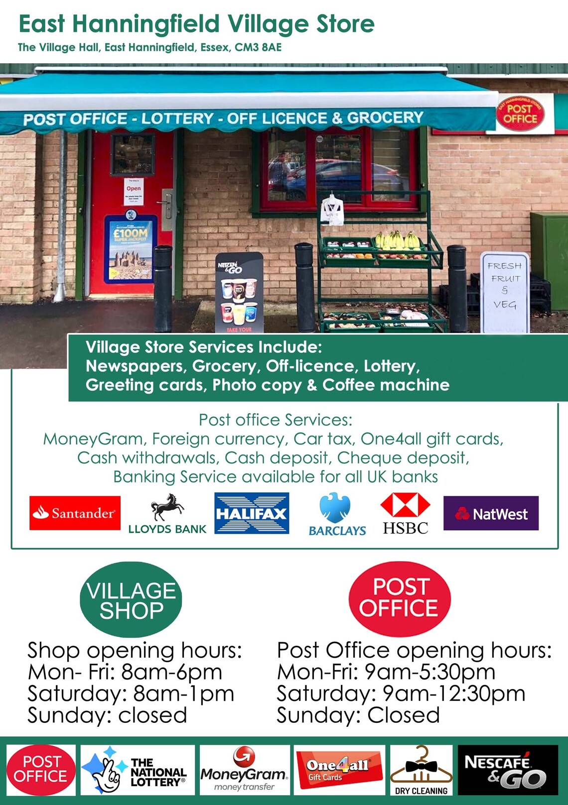 Post Office Stores flier