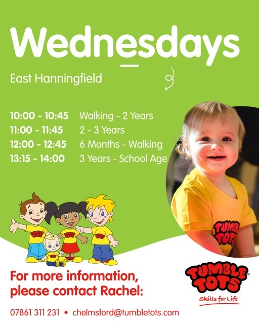Times for Tumbletots sessions