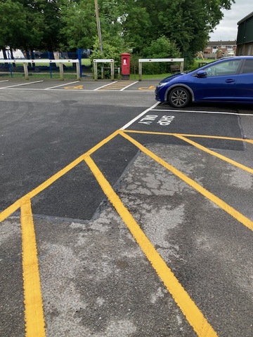 Car park markings