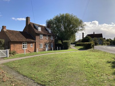 The Old Forge with Rails Farmhouse in the distance.