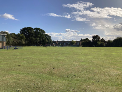 South Playing Field looking towards Ashley Green