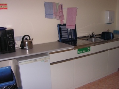 Kitchenette attached to the First Floor Meeting Room