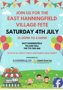 East Hanningfield Village Fete 2026