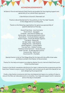 Acknowledgements