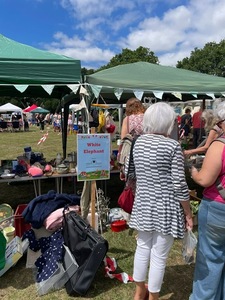 The busy White Elephant Stall