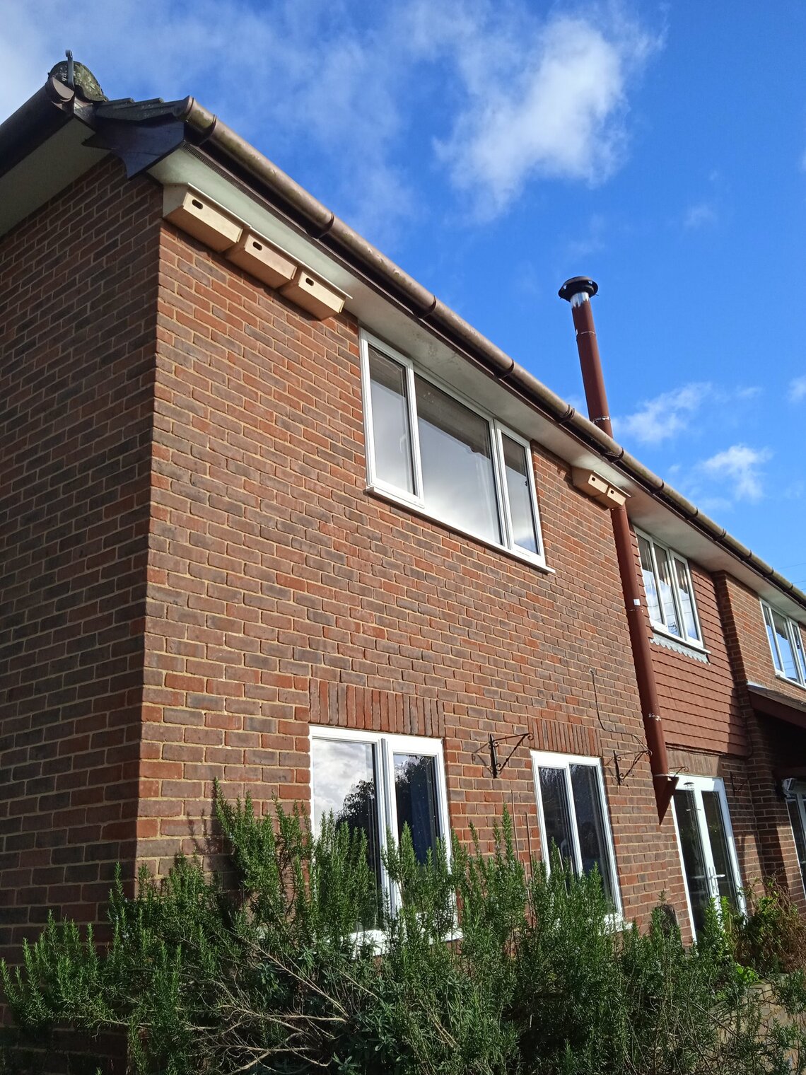 Crowhurst house with 5 boxes