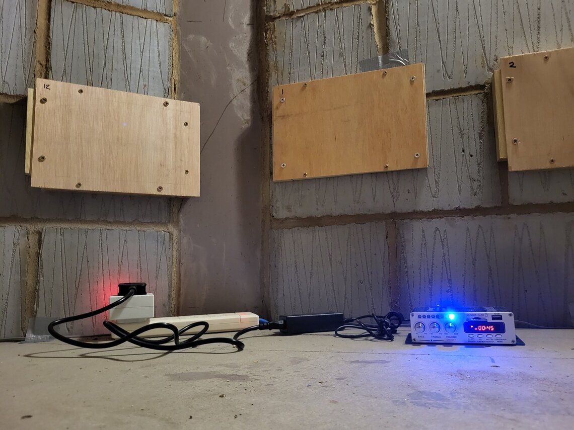 7.5.22 Battle Library clock tower swift caller installed