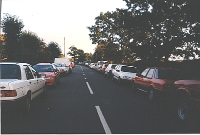 Summer evening football training