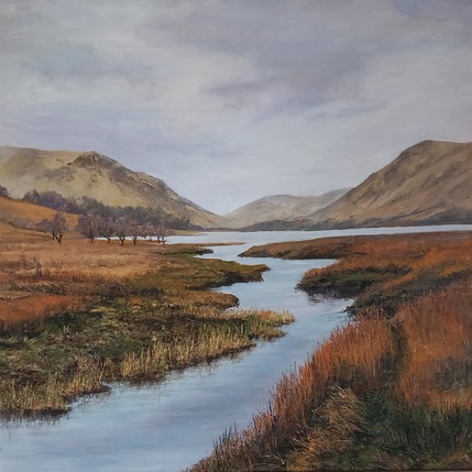 Buttermere, Oil Framed, 69cm x 69cm, £450