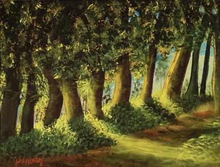 In the Woods, Acrylic Framed, H64cm x W56cm, £80