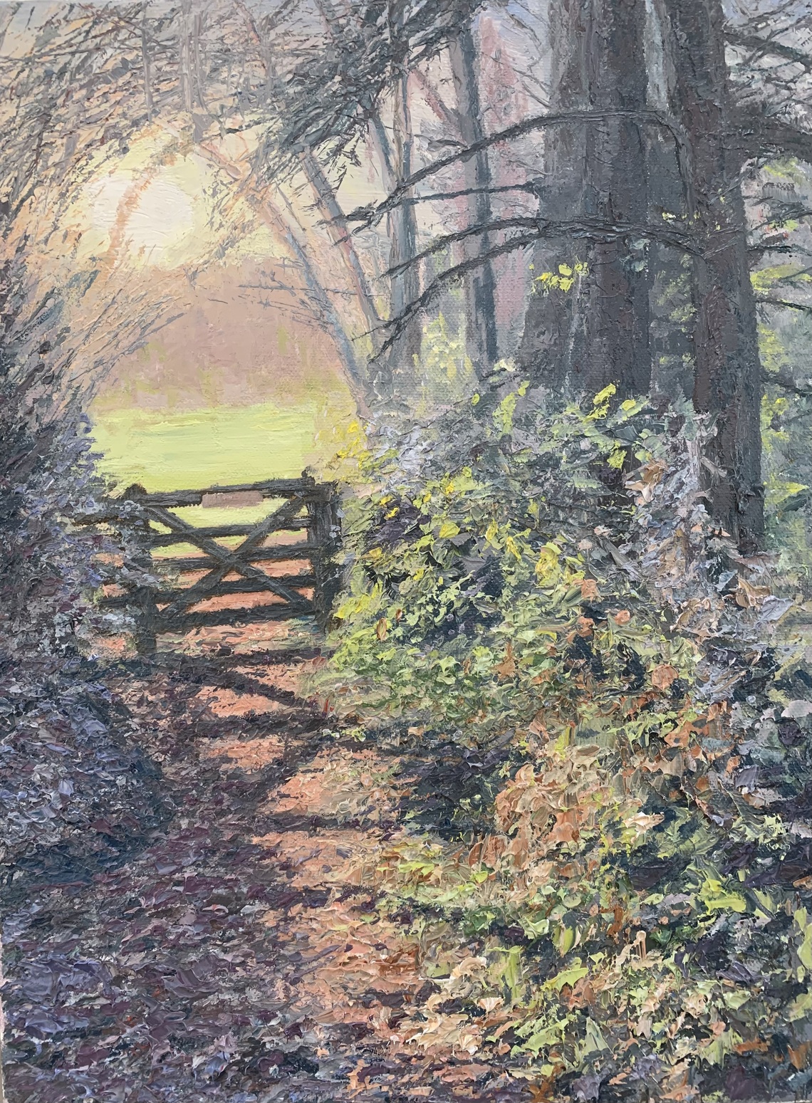 Sungate, Oil, H52cm x W42cm, Framed, £175