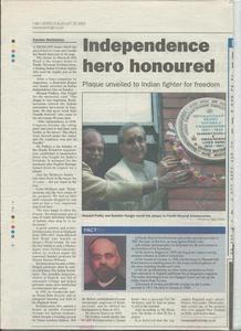 PANDIT SHYAMAJI IN NEWSPAPERS